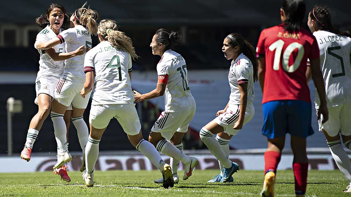 Mónica Vergara debuta con México con victoria de 3-1 sobre Costa Rica